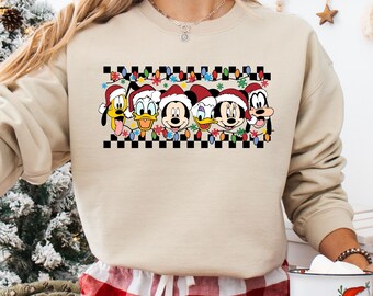 Mickey and Friends Christmas Sweater,Mickey's Very Merry Christmas Sweatshirt, Mickey Christmas Matching Disney Hoodie, Disneyland Christmas