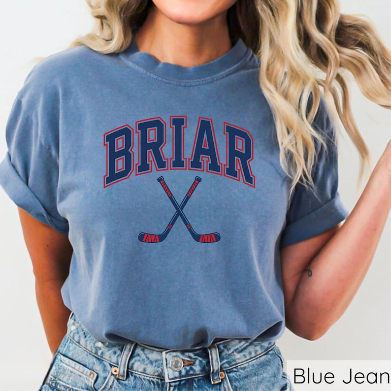 Comfort Colors Briar University Shirt, Romance Book T-Shirt, Gift For Fans, Campus Hockey T-Shirt, Booktok Girl Shirt image 1