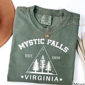 Mystic Falls Shirt, Vampire City Shirts,  Mystic Falls Virginia T-Shirt, Vampire Fan Shirt, Vampire Lover Gift,  Mystic Falls Virginia Shirt