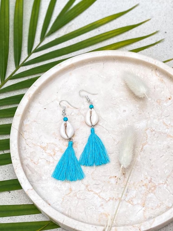 Bohemian Seashell Conch Earrings Long Dangle Summer Beach Jewelry for Women Amazon.com: Shell Conch Dangle Earrings for Women, 5Pairs  main image 4