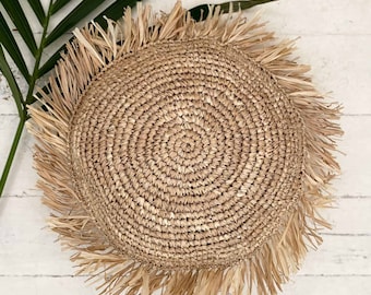Handmade Decorative Pillow Cover, Decorative Cushion Case, Bamboo Palm Pillow Slip, Boho Pillowcase, Handmade Pillows M