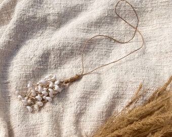 Shell Ornament Tassel, Seashell Decorative Fringe, Boho Tassel, Handmade from Bali, Natural Decoration LIMA