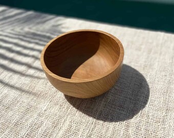Teak Wood Bowl, Hand-Carved Teak Tableware, Eco-Friendly Fruit Bowl, Eco Dining Bowl, Ramen Bowl, Teakwood Salat Bowl