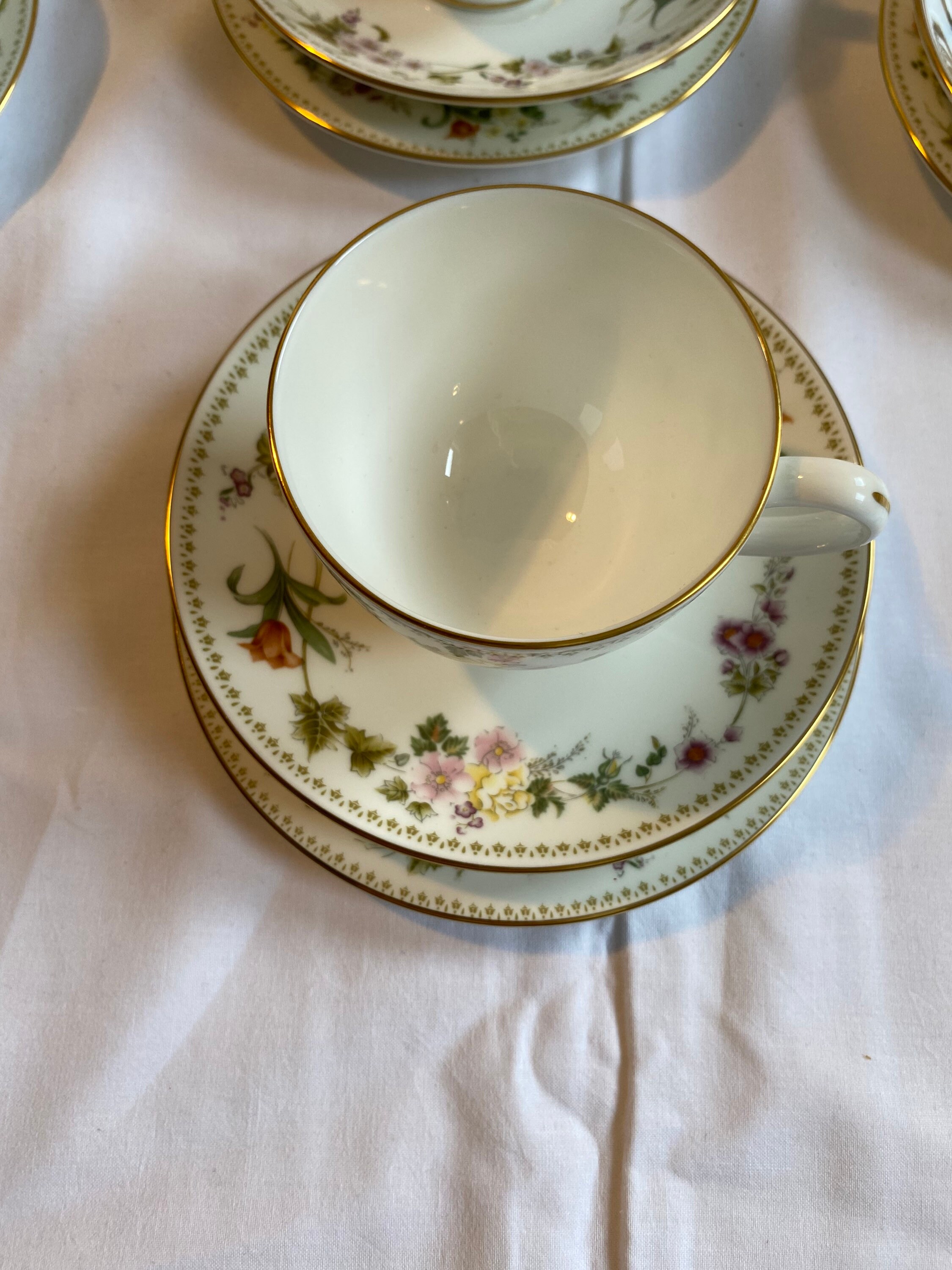 Wedgwood Mirabelle Tea Set Etsy Australia
