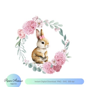 Osterhasen Aquarell PNG, Ostern Tiere Clipart, süße Tiere Clipart, süße Kaninchen Clip Art, Ostern PNG, Ostern Clipart, Tiere PNG