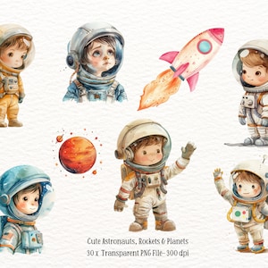 Astronaut Clip art Astronaut PNG Outer Space Kids Clipart, Floating in Space, Spaceman Transparent PNG Space Watercolour Clipart, Space PNG