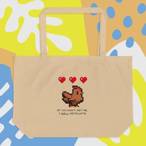 Freches kleines Huhn als Tragetasche