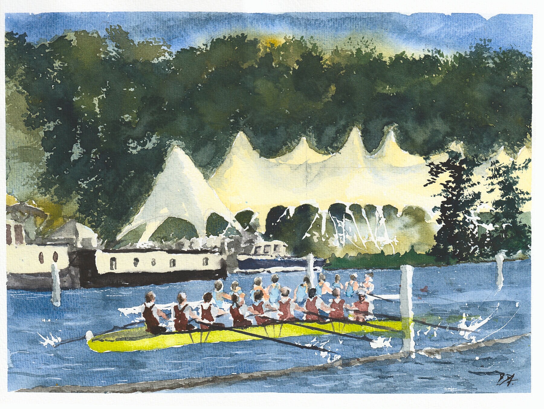 Henley Regatta 壁掛プレート Henley Regatta 壁掛プレート