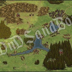 Elgaren World Map - DnD Digital Map - Roll20 Online Dungeons and Dragons Map