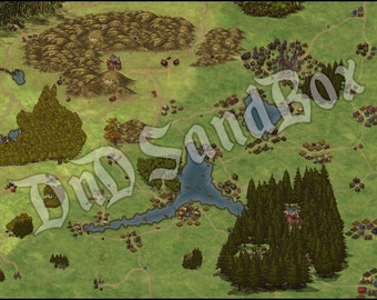 Elgaren World Map - DnD Digital Map - Roll20 Online Dungeons and Dragons Map