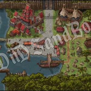 Jungle Revolution Community - DnD Digital Map - Roll20 Dungeons and Dragons TTRPG World Map