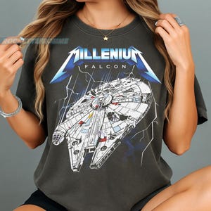 Retro Disney Star Wars Shirt, Vintage Millennium Falcon Tee, Disneyworld 2025 Shirt, Classic Star Wars Fan Gift