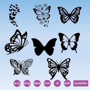 Butterfly Bundle - SVG, PNG, JPG - Butterfly Cut file, Digital Cut File, Butterfly Svg, Digital Download, Files for Cricut, Ready to Cut