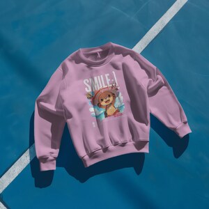 Sudadera de anime para niños pequeños, diseño de Tony Tony Chopper, ropa acogedora y adorable para niños, suéter con personaje de dibujos animados, regalo para amantes del anime imagen 4