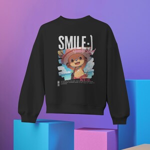 Sudadera de anime para niños pequeños, diseño de Tony Tony Chopper, ropa acogedora y adorable para niños, suéter con personaje de dibujos animados, regalo para amantes del anime imagen 5