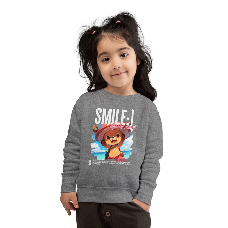Sudadera de anime para niños pequeños, diseño de Tony Tony Chopper, ropa acogedora y adorable para niños, suéter con personaje de dibujos animados, regalo para amantes del anime imagen 6