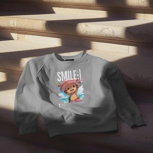 Sudadera de anime para niños pequeños, diseño de Tony Tony Chopper, ropa acogedora y adorable para niños, suéter con personaje de dibujos animados, regalo para amantes del anime imagen 2