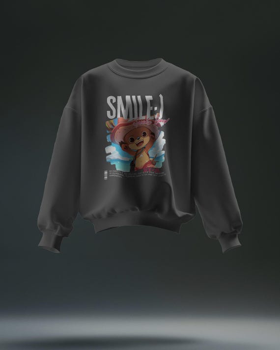Anime Toddler Sweatshirt, Tony Tony Chopper Design, Cute Kids Cozy Apparel, Cartoon Character Jumper, Children's Pullover, Anime Lover Gift