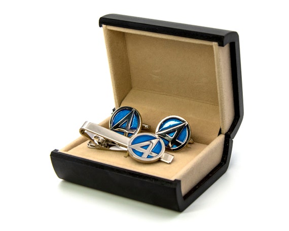 Fantastic Four Cufflinks, Avengers Tie Clip, Marvel Men's Jewelry