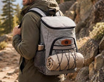 Personalized Backpack Cooler, Custom Name Insulated Lunch Bag, Waterproof Hiking Picnic Bag
