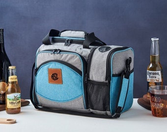 Personalized Insulated Cooler Bag, Picnic Lunch Wine Carrier