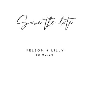 Wedding save the date
