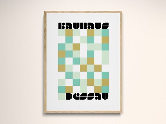 BAUHAUS - DESSAU / Poster, Wall Art / Digital Download