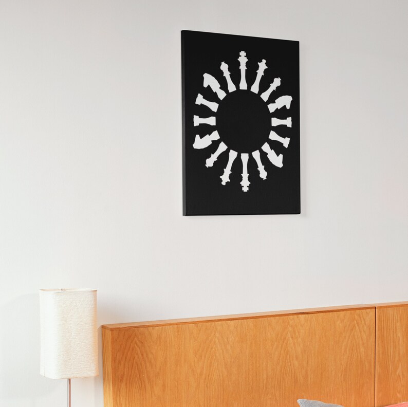 Chess Wall Art Chess Pieces Printable Art Instant Download Etsy