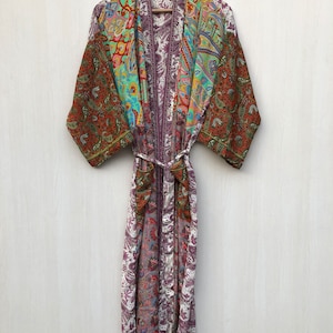 Women&#39;s Silk Kimono Robe, Dressing gown, kimono jacket, silk kimono, Bridesmaid robes, Boho kimono, Bridal Robe, Kimono dress