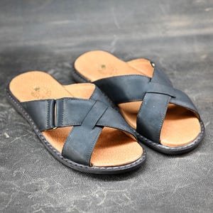 Minimalist Slide Sandal Men - Etsy display picture 2