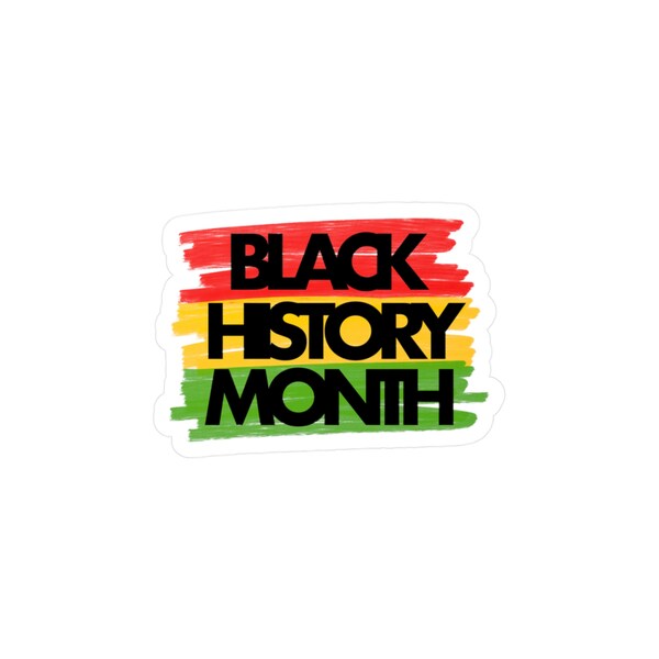 Black History Month Vinyl Decals