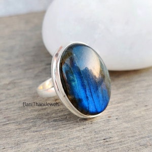 Labradorite Ring, Silver Jewelry, 925 Silver Sterling Ring, Handmade Ring, Gemstone Ring, Pretty Ring, Labradorite Jewelry, Statement Ring