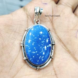 Australian Opal Pendant, Handmade Pendant, 925 Sterling Pendant, Gemstone Pendant, Opal Pendant, Gift Pendant, Australian opal Jewelry