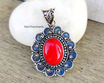 14Kゴールドメッキ コーラルブランチネックレス、スターリングシルバー