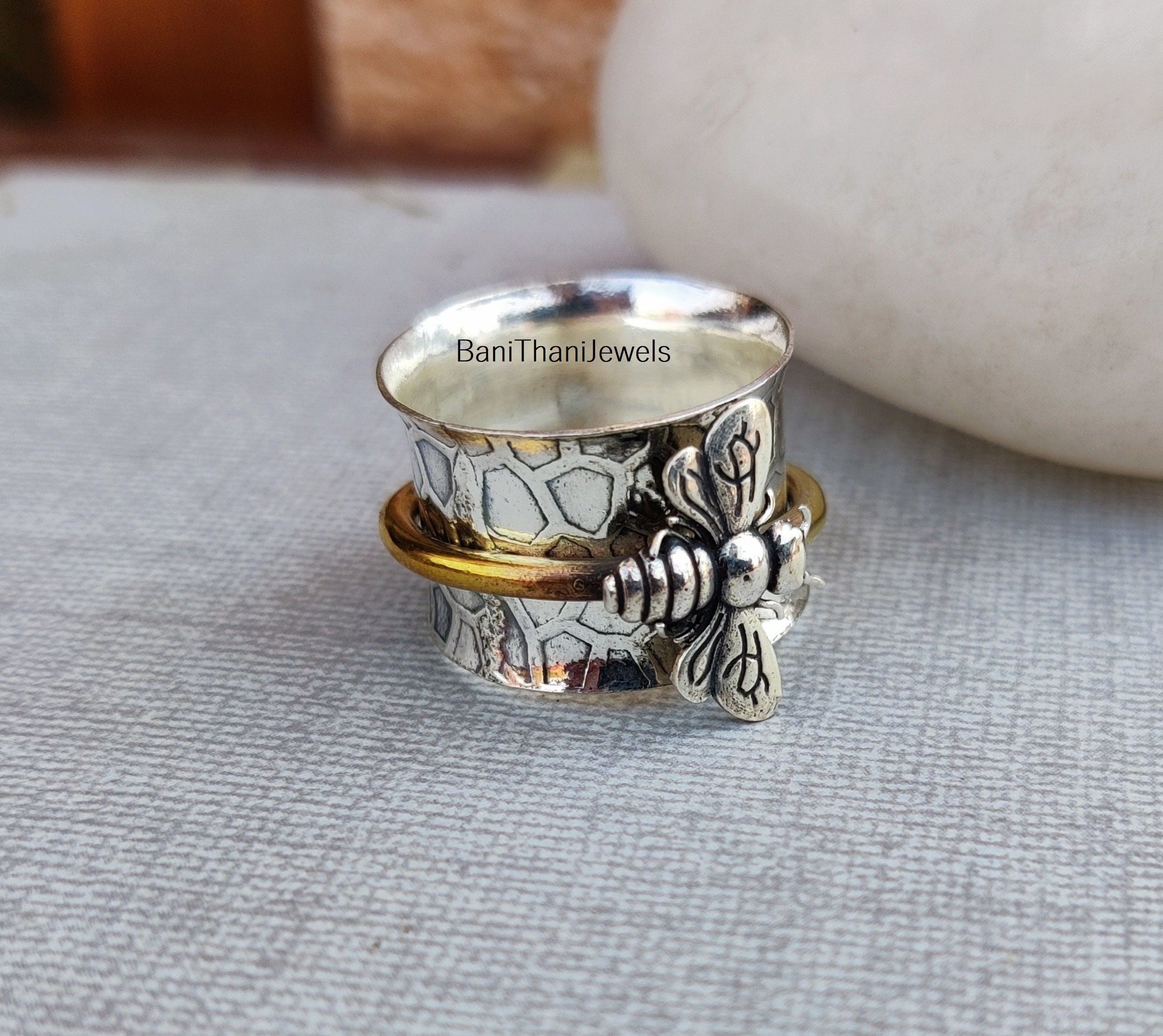 『BINGO RING SILVER』 Adjustable Sterling Silver Ring | Void Ring | warpedsense®