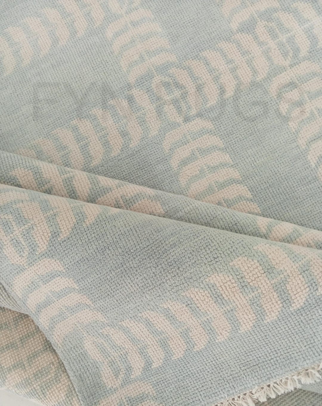 Blue Neutral Rug Neutral Blue/muted White Oushak Hand Knotted Rugs, Handmade Rugs for ...