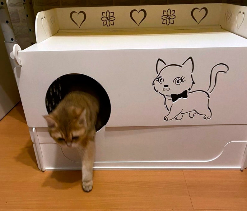 Wooden Modular Whelping Nesting Cat Birthing Box Pregnant Cat Etsy