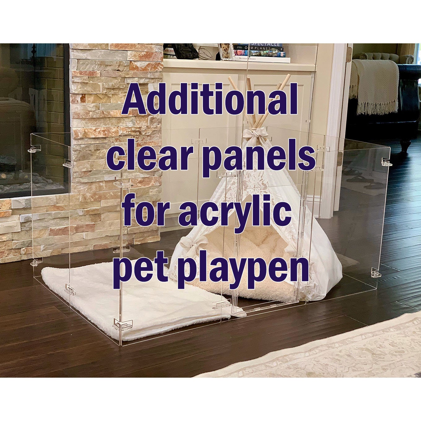 Clear Additional Panels for Acrylic Pet Playpen Etsy