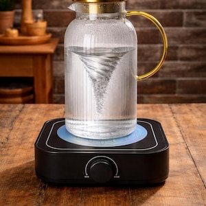 HEXAGONSET Wasserverwirbler + Glass Karaffe HEXAGONSET