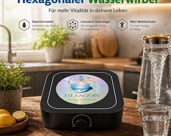 Hexagon 3.0 - Gerador de vórtices de água hexagonal de acordo com Schauberger / Emoto