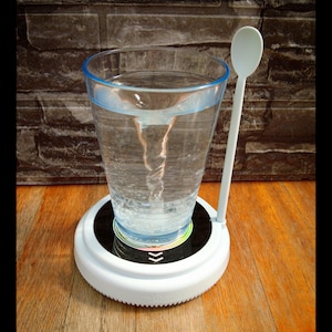 HEXAGON 2.0 mobile hexagonal water swirler + glass according to Schauberger