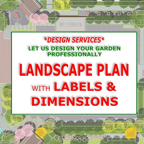 Garden Design Plan - Etsy