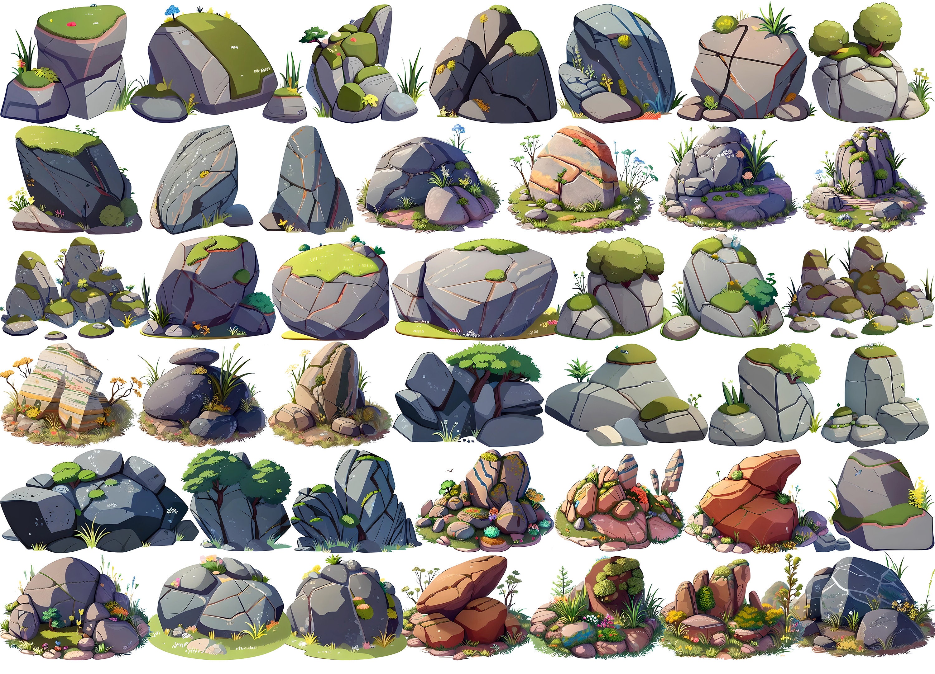 Rock & Boulders PNG, Rocks and Stone Textures, Rock Formations ...
