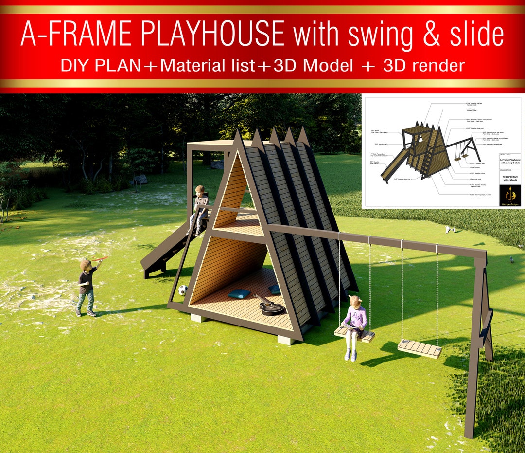 A Frame Playhouse Ideas How Much Does It Cost To Build A Playhouse