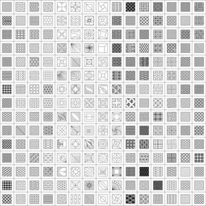 DWG CAD Blocks – Geometric Patterns Collection | Seamless Autocad Line ...