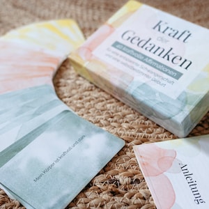Affirmationskarten für die Schwangerschaft und Geburtsvorbereitung, mit Selbstvertrauen in die Traumgeburt, Mentale Hilfe für Hausgeburt, Kursmaterial für Doulas und Hebammen, Schwangerenkurse, Karten fürSchwangere