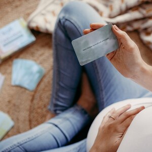 Affirmationskarten für die Schwangerschaft und Geburtsvorbereitung, mit Selbstvertrauen in die Traumgeburt, Mentale Hilfe für Hausgeburt, Kursmaterial für Doulas und Hebammen, Schwangerenkurse