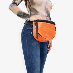 MONKEY Leather crossbody bag and Fanny Pack in one, Leather Purse, Waist Bag, Bum Bag, Hip Bag for Her, Gift for Her