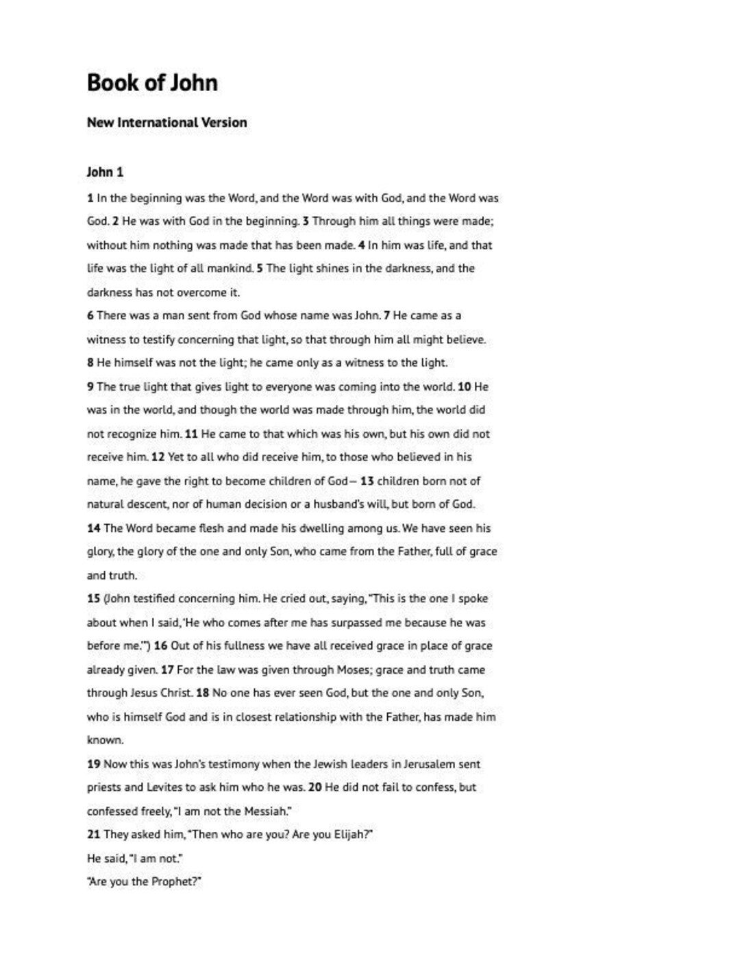 Book of John (NIV) - Etsy