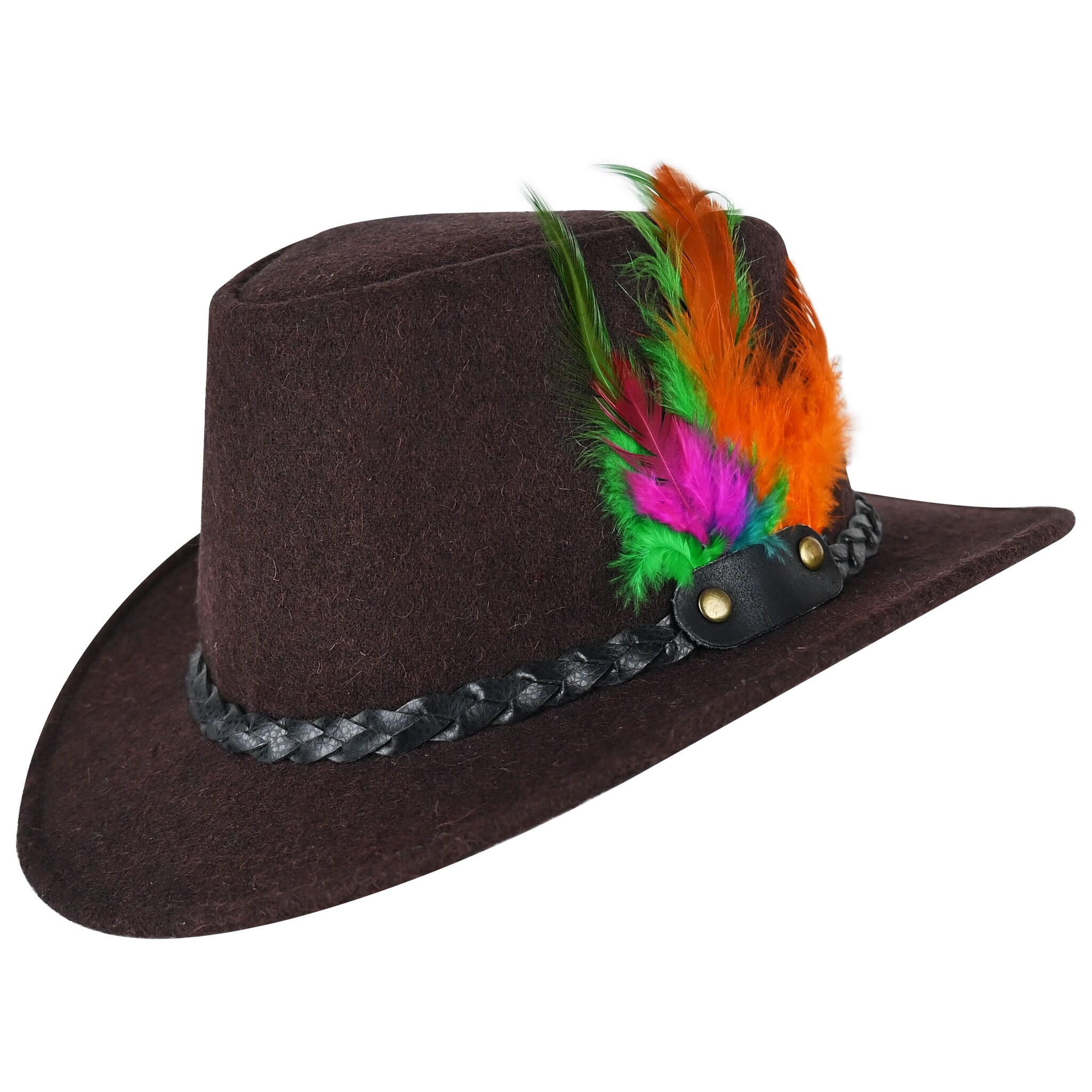 Hat Feathers for Men, Women, Unisex, Handmade, Western Style, Texas  Cowboys, Trilby, Fedora Hat. 